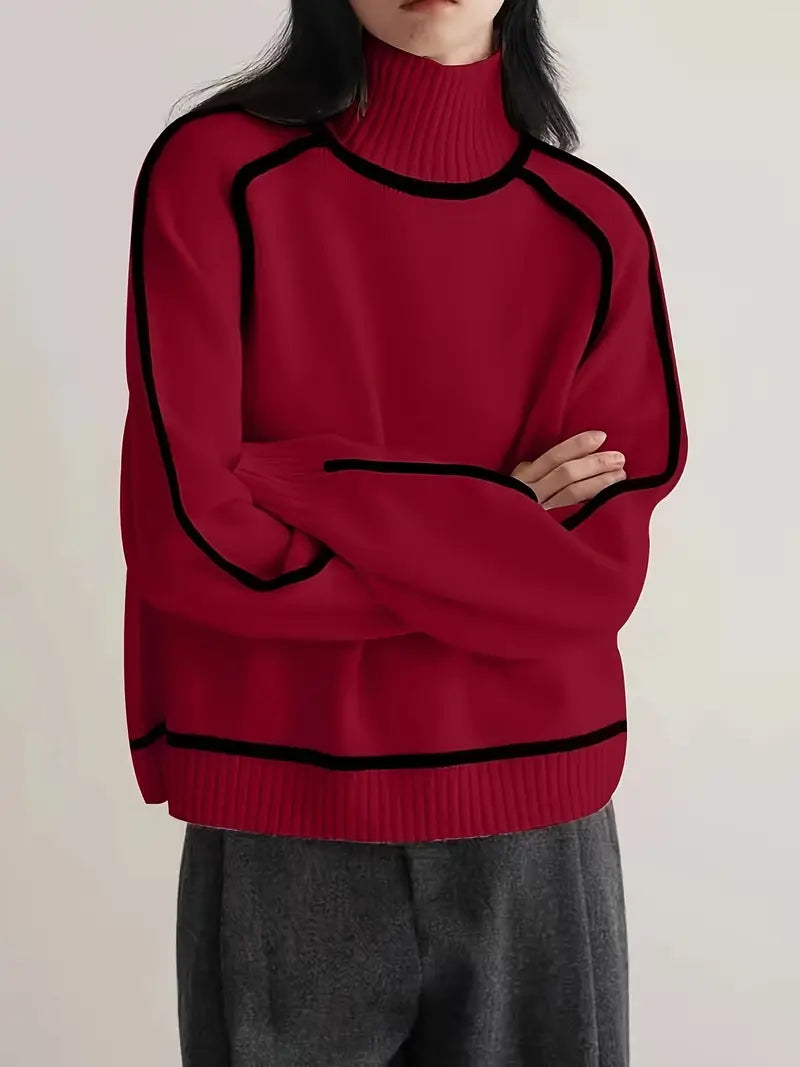 Donna | Elegant Turtleneck sweater 10