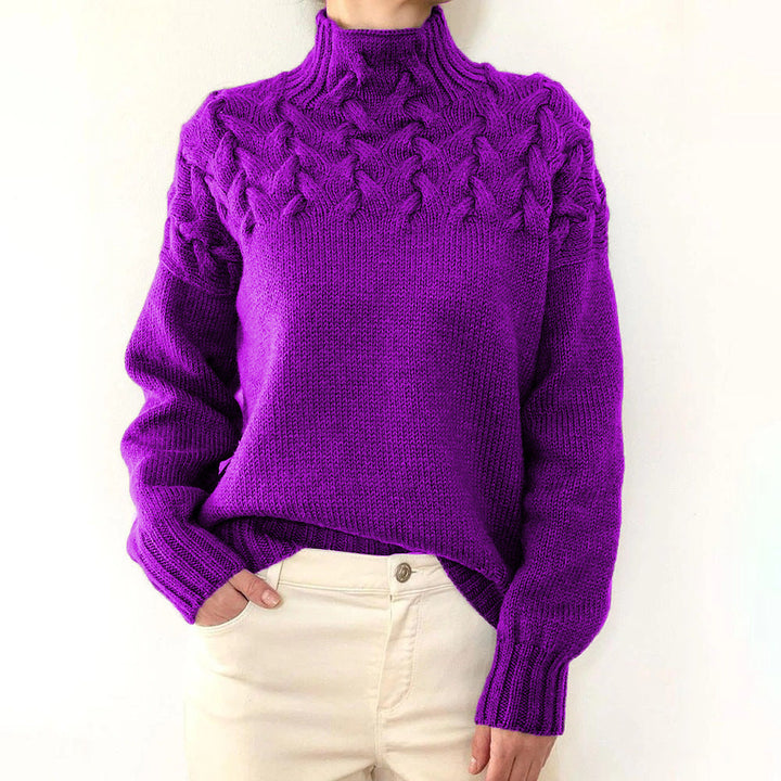 Elena | Warm Knitted Turtleneck 12