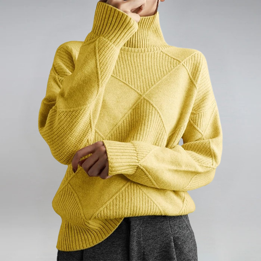 Lauren | Luxe Cashmere Turtleneck Sweater 4