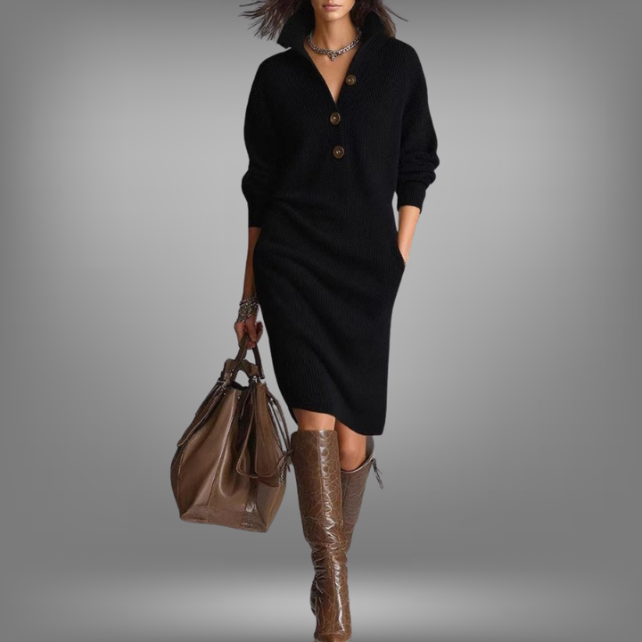Lunori™ | Jane Warm Knit Dress