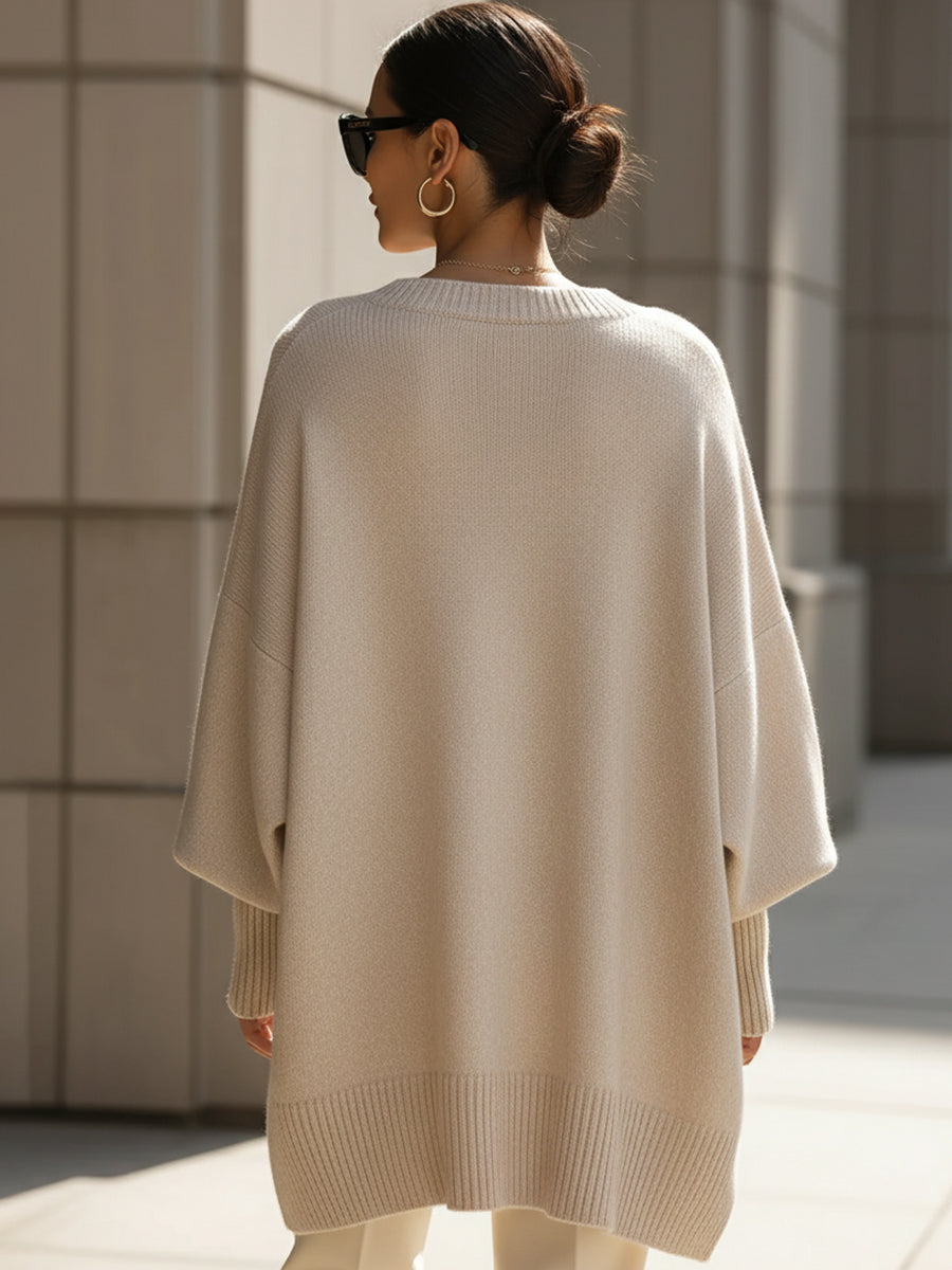 ANNETE | Oversized Poncho Sweater 6