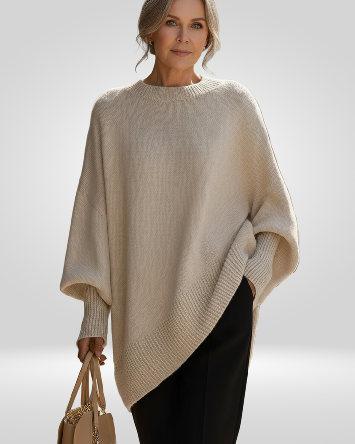 ANNETTE | OVERSIZED PONCHO SWEATER 1