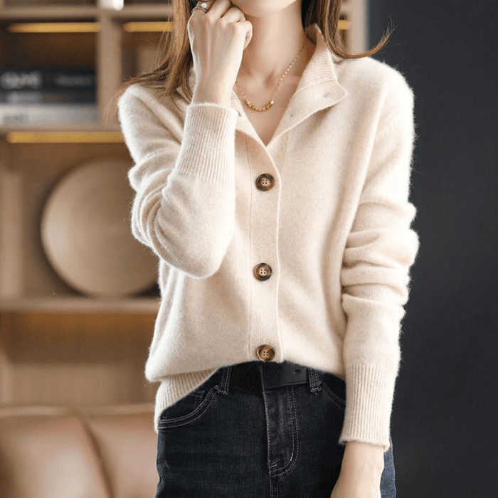 ANNIE | KNITTED CASHMERE WAISTCOAT 0