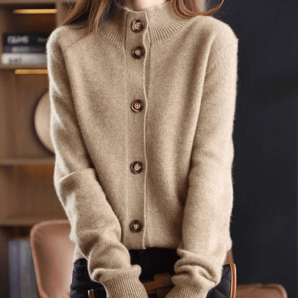 ANNIE | KNITTED CASHMERE WAISTCOAT 4