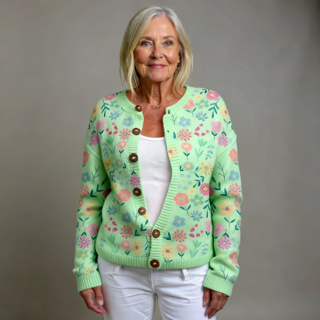 Aleah | Floral Design Cardigan 0