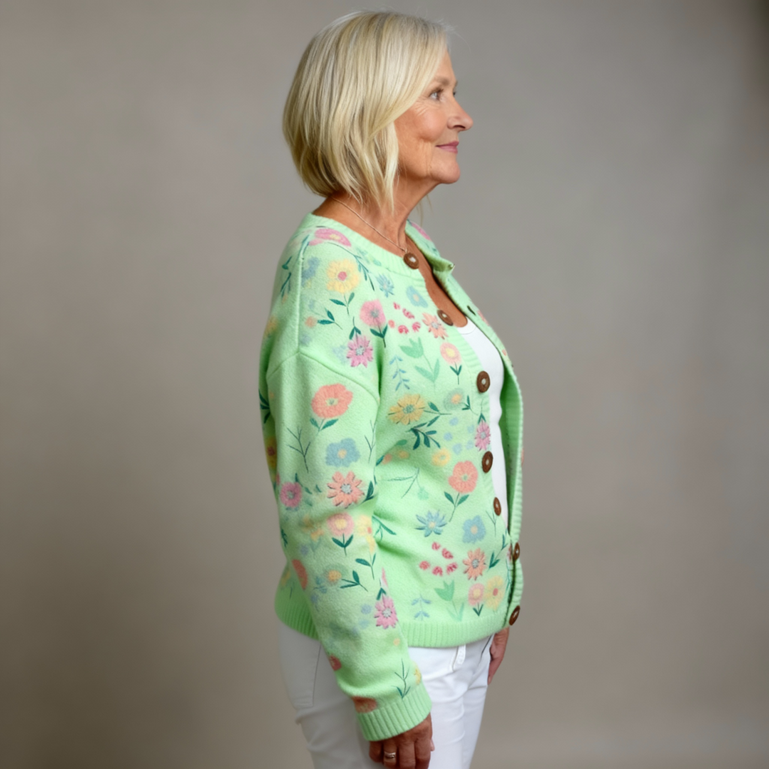 Aleah | Floral Design Cardigan 1