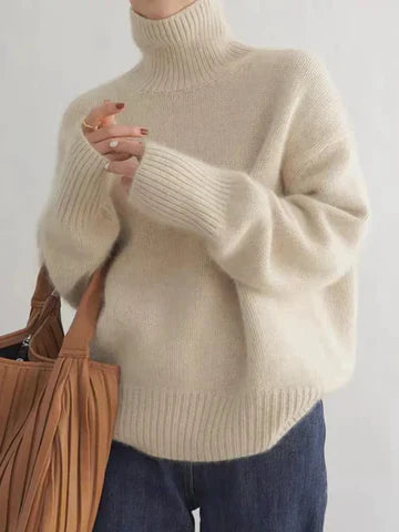 Amaya | Luxe Cashmere Turtleneck Sweater 0