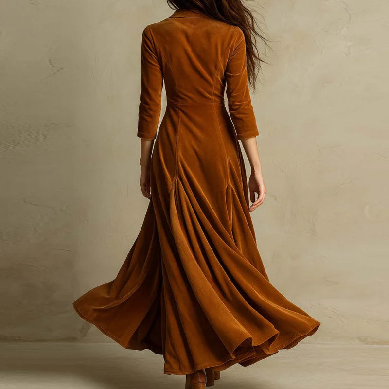 Anna | Long Velvet Dress 4