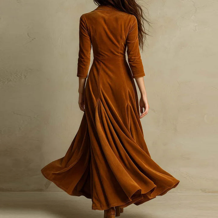 Anna | Long Velvet Dress 4