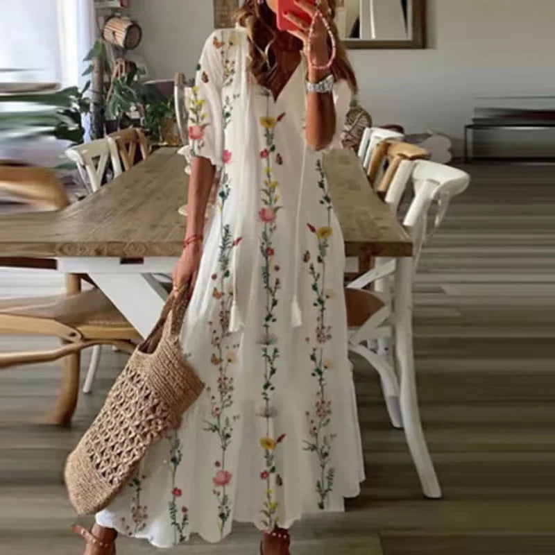 Anna™ | Chic Bohemian Maxi Dress 8