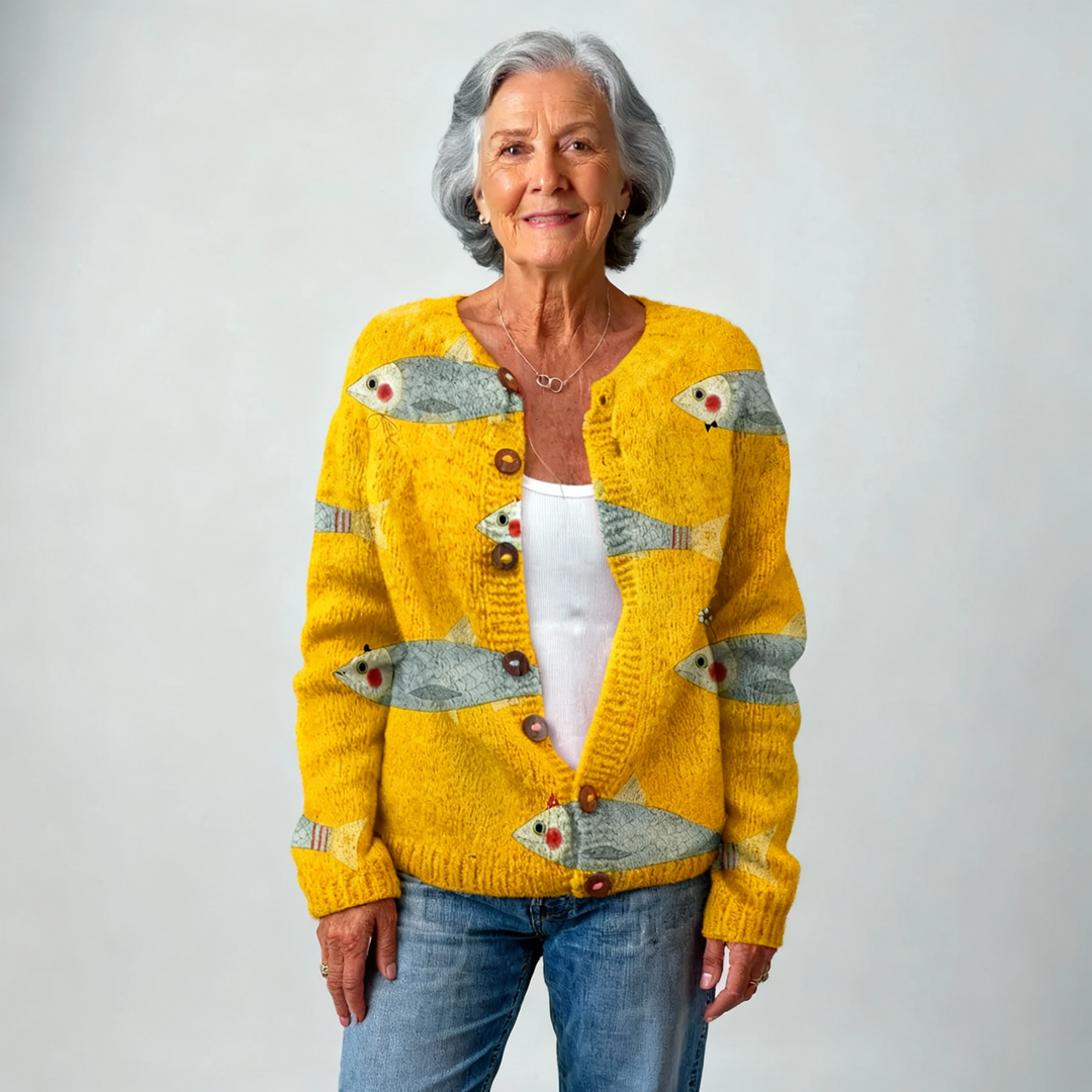 Bella | Sardines Art Cardigan 0