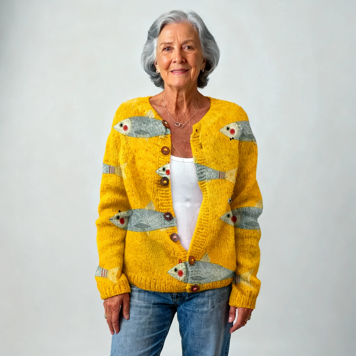 Bella | Sardines Art Cardigan 0