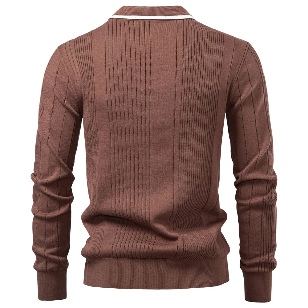 Borcho™ | Warm Long Sleeve Polo Shirt 3