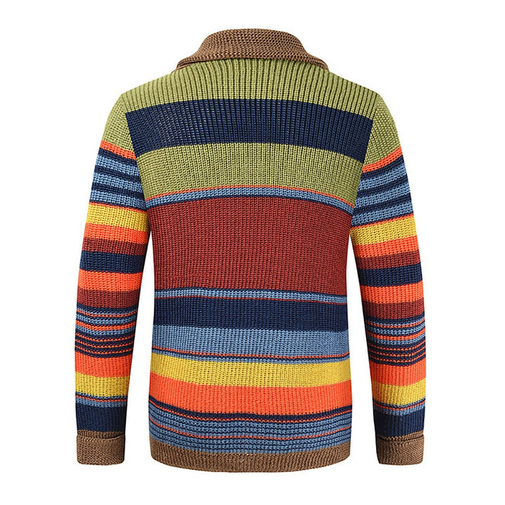 Brayden - Classic Color Block Knit 1