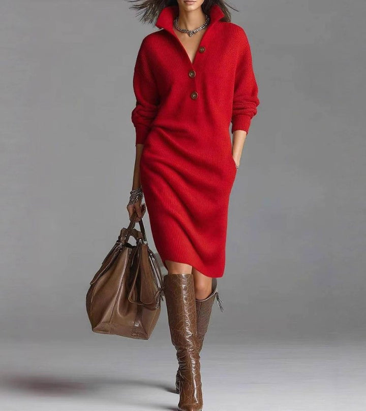 Carmen | Warm Knit Dress, Elegant and Comfortable 3
