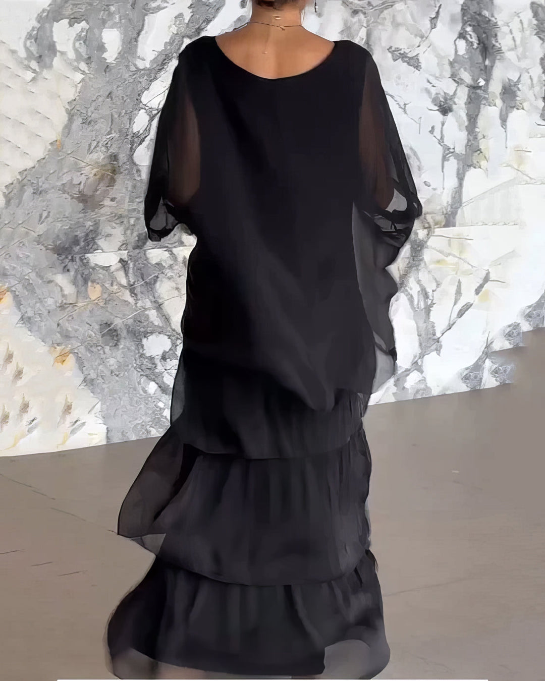 Caroline™ | Elegant Long Sleeve Maxi Dress for Women 5