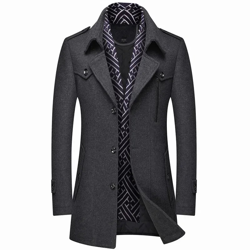 Carter - Men's Tailored Overcoat 1