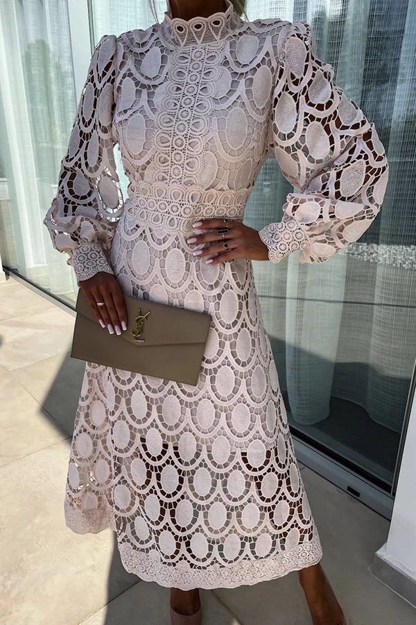 Charlize | Elegant Lace Wedding Guest Dress 4