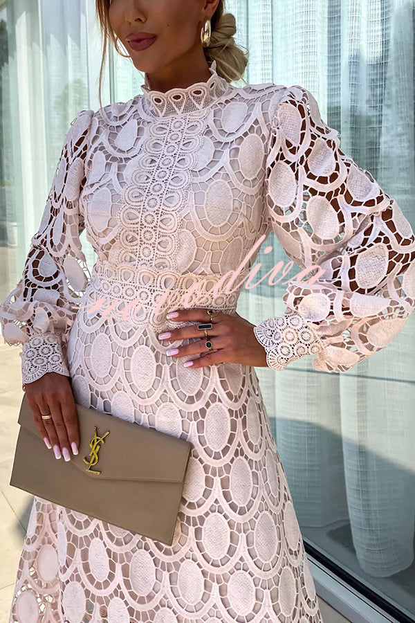 Charlize | Elegant Lace Wedding Guest Dress 7