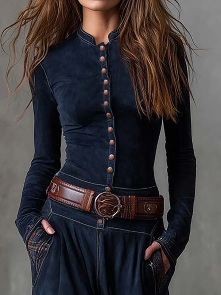 Charlotte | Suede Plaid Maxi Dress 2