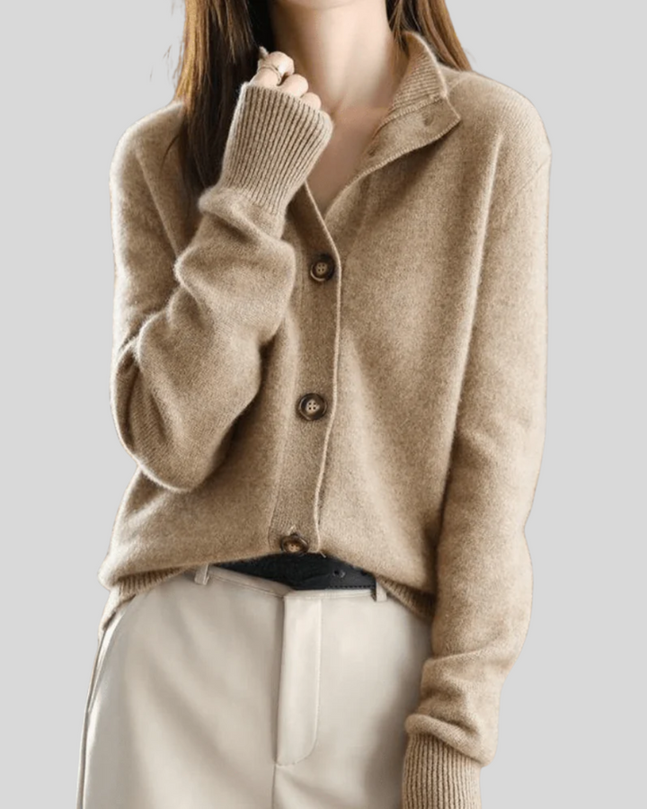 Claire | Retro-Style Cashmere Cardigan 2