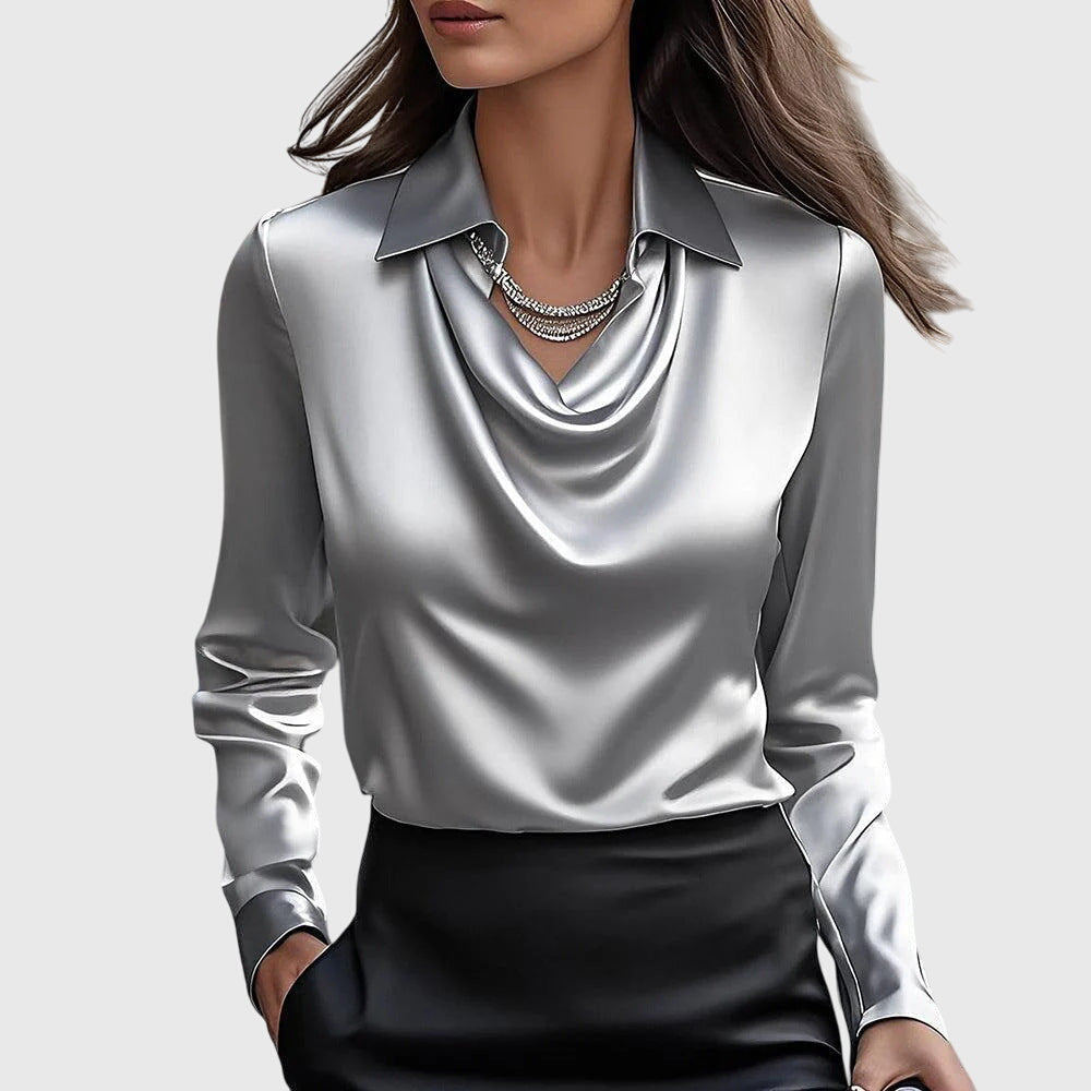 Clara Blouse with Luxurious Shine 2