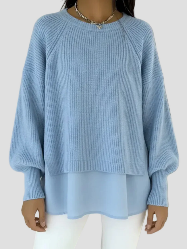 Denise™ | Layered Knit Sweater 0