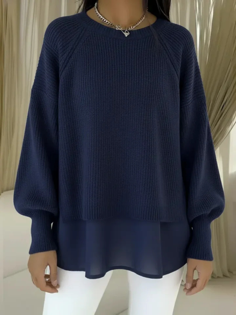 Denise™ | Layered Knit Sweater 2