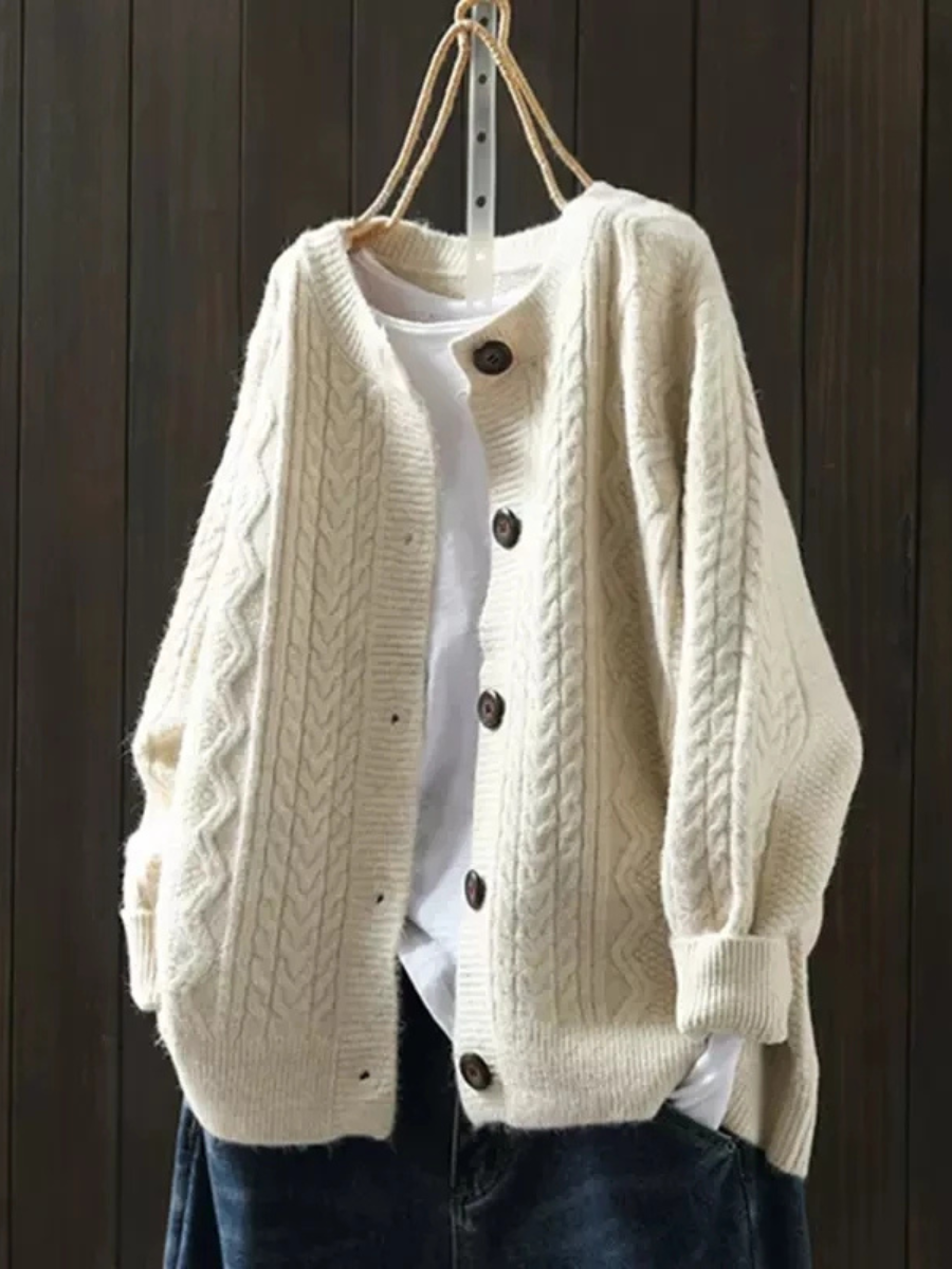 Doris™ | CABLE CARDIGAN 0