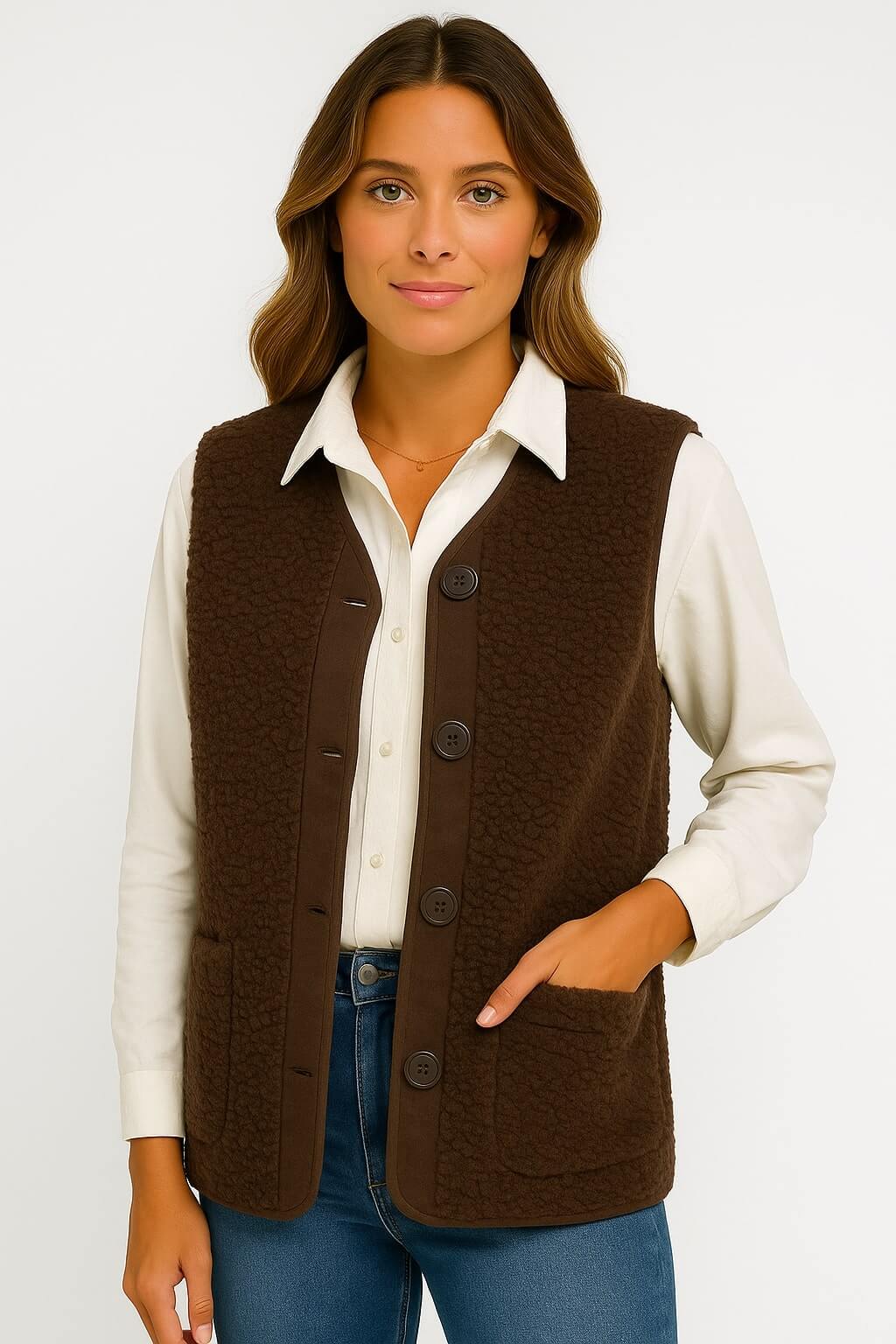 ELLA | WARM SOFT WOOL CARDIGAN WITH BUTTONS 4