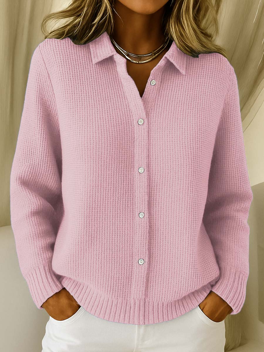 Elaine | Classic Knit Button Cardigan 1