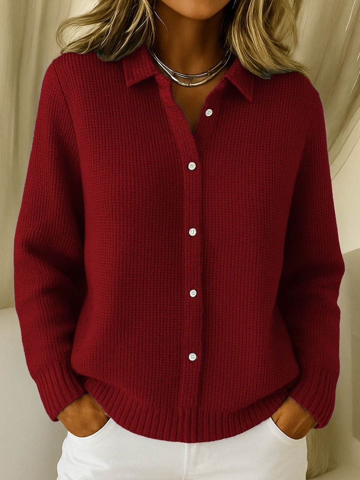 Elaine | Classic Knit Button Cardigan 2