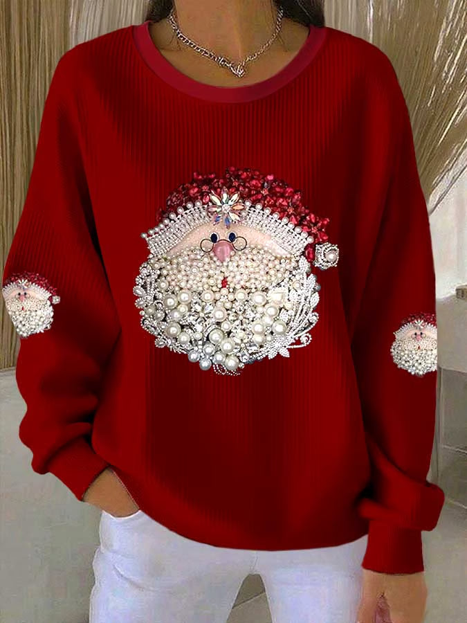 Ella - Christmas sweater with Santa Claus motif 0