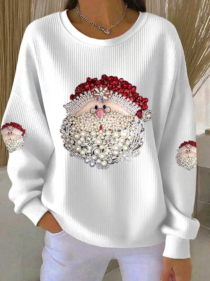 Ella - Christmas sweater with Santa Claus motif 2