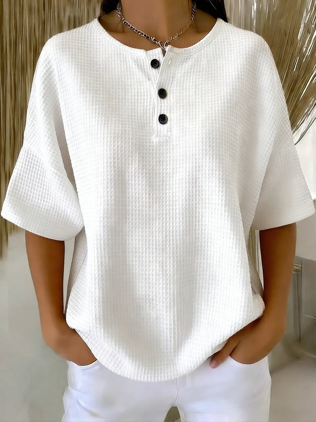 Emily™ | Cozy Waffle Sweatshirt 2