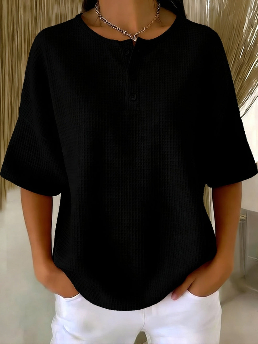 Emily™ | Cozy Waffle Sweatshirt 3