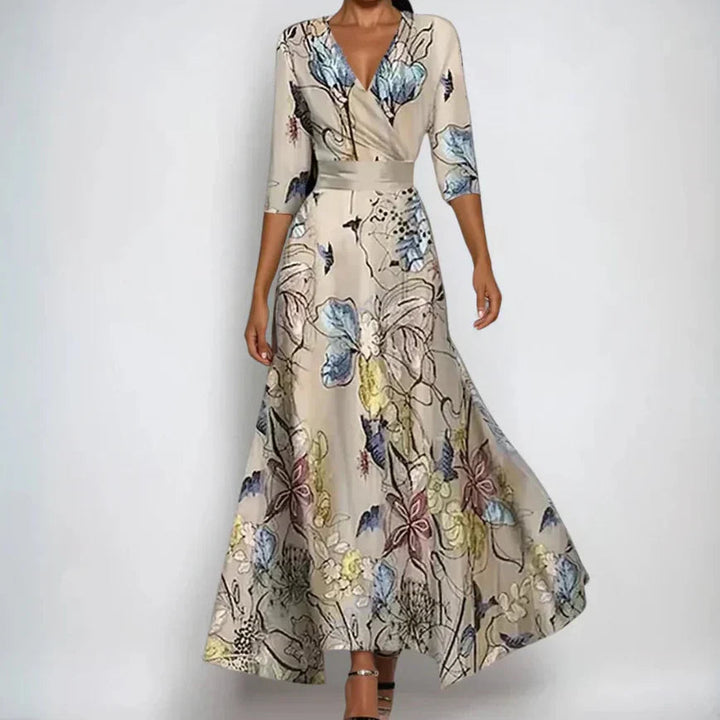 Emily™ | Elegant Floral Summer Dress for Wedding Guests 1