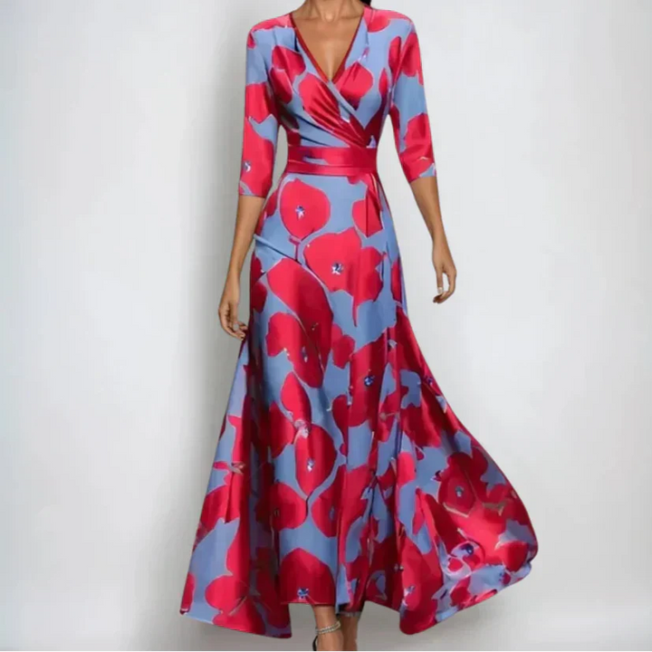 Emily™ | Elegant Floral Summer Dress for Wedding Guests 2