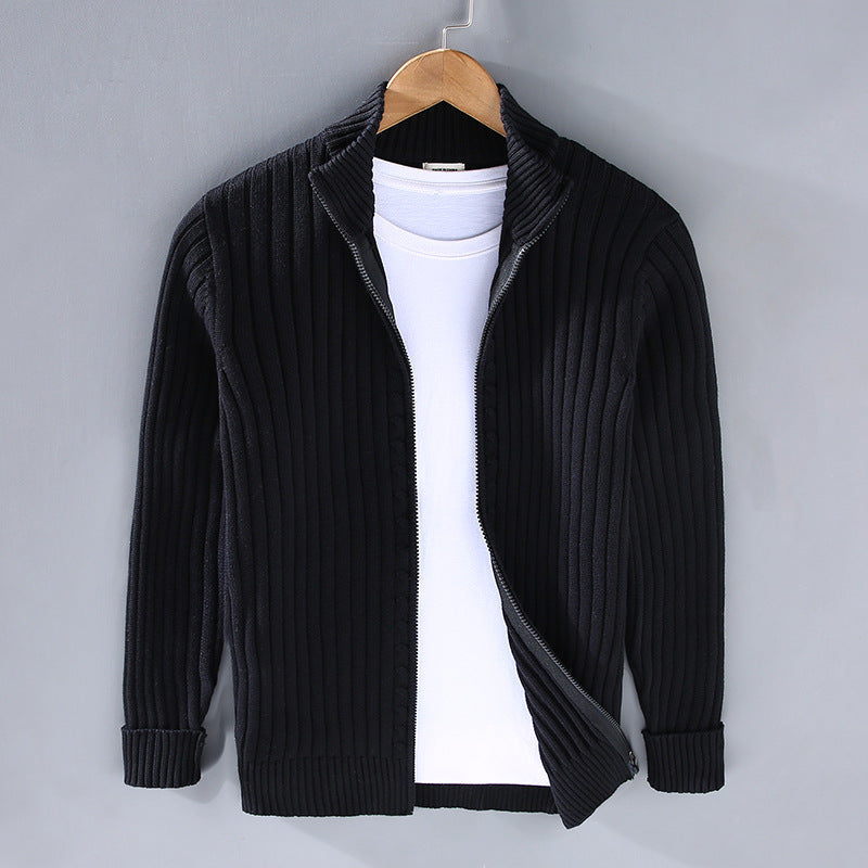 EssentialWarmth - Ribbed Zip Cardigan 2