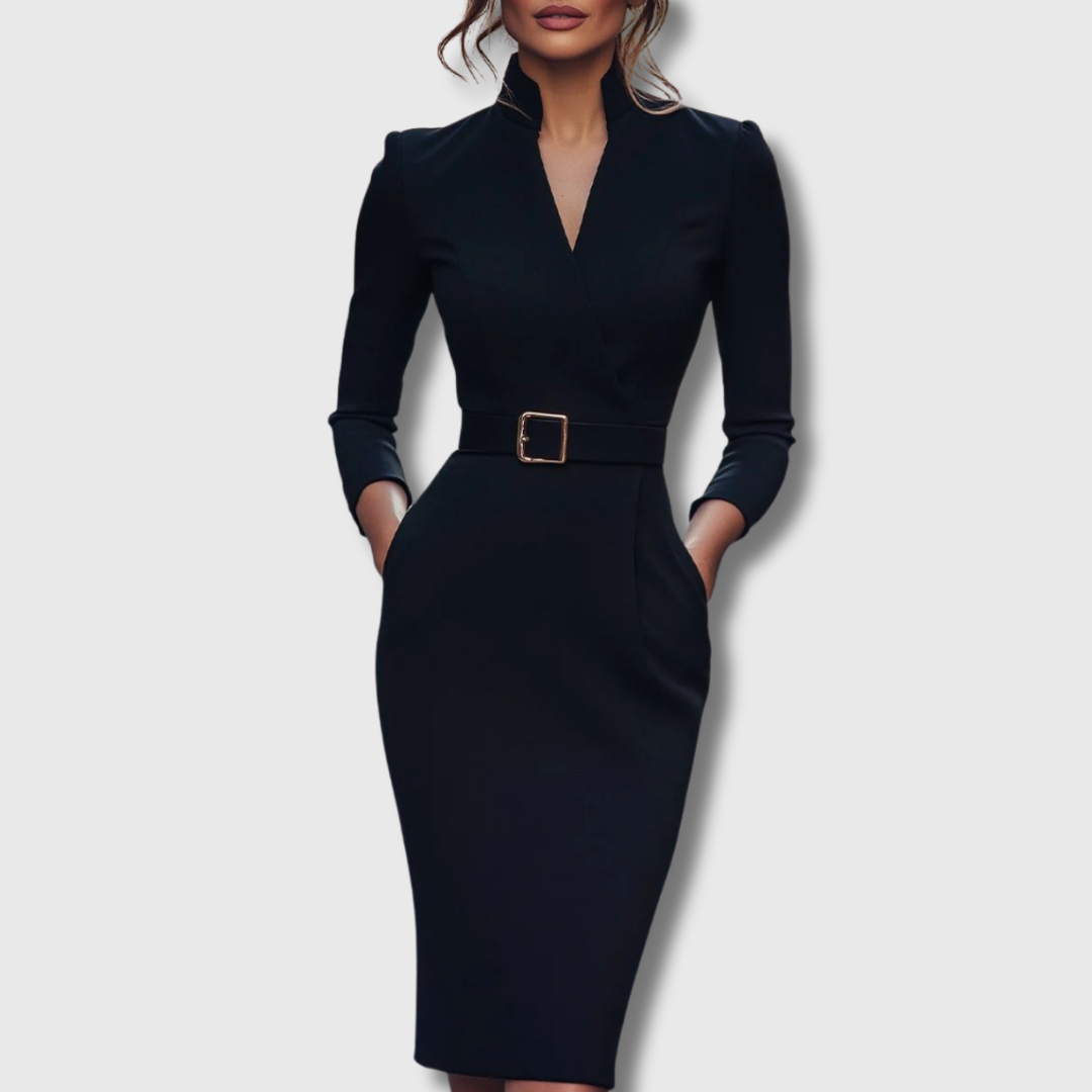 Estelle | The Belted Power Maxi Dress 1