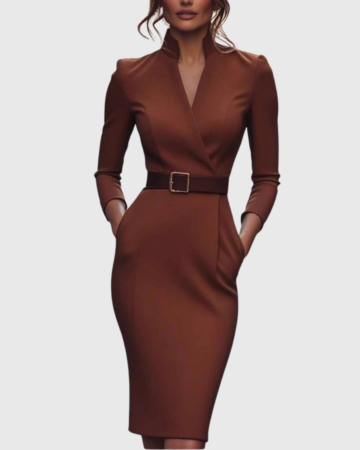 Estelle | The Belted Power Maxi Dress 2