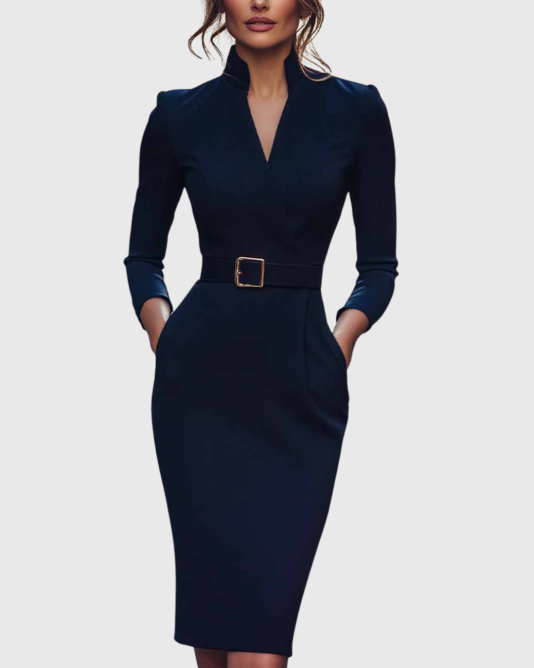 Estelle | The Belted Power Maxi Dress 3