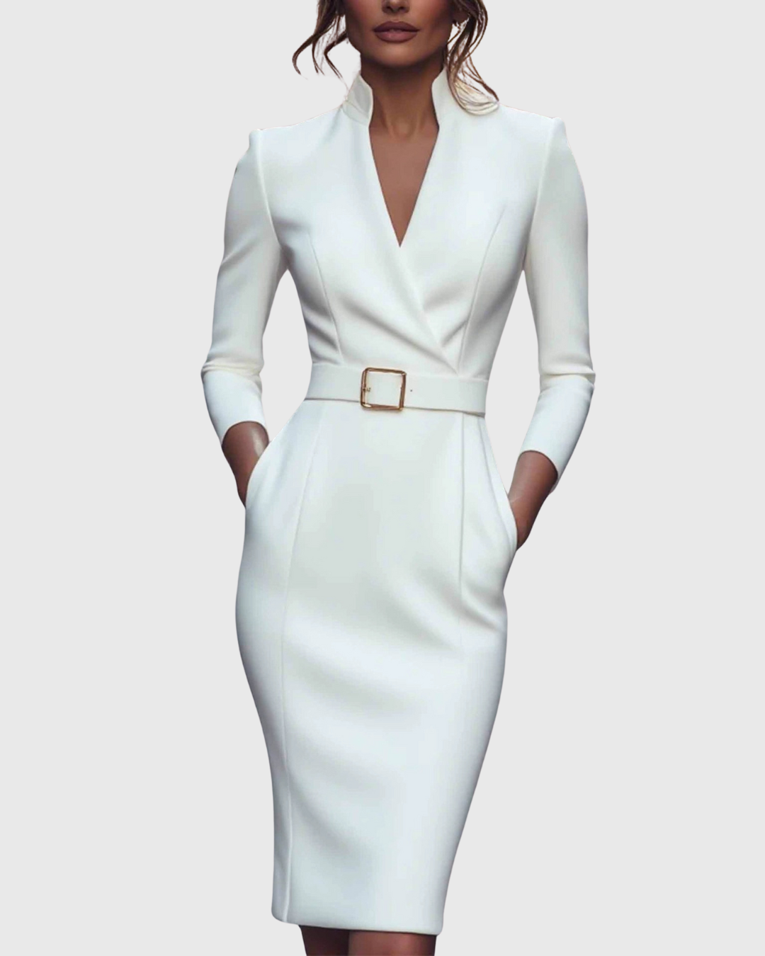 Estelle | The Belted Power Maxi Dress 4