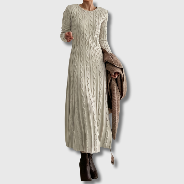 Evelyn | Cozy Cable-Knit Maxi Dress 1