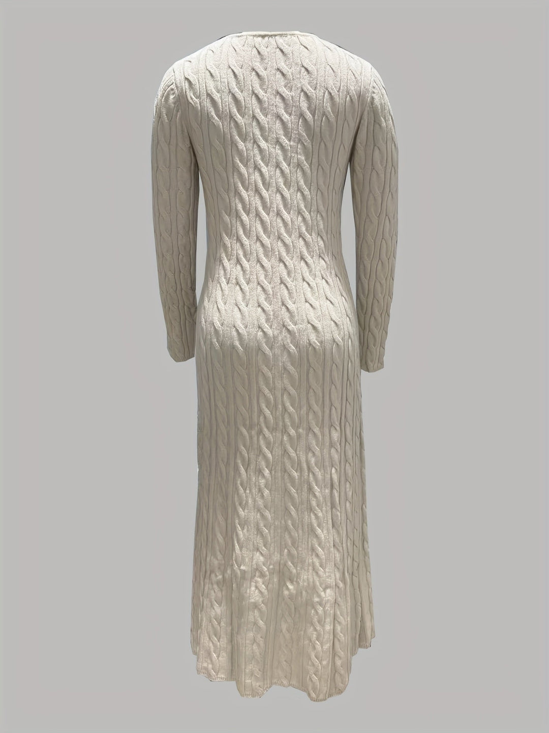 Evelyn | Cozy Cable-Knit Maxi Dress 8