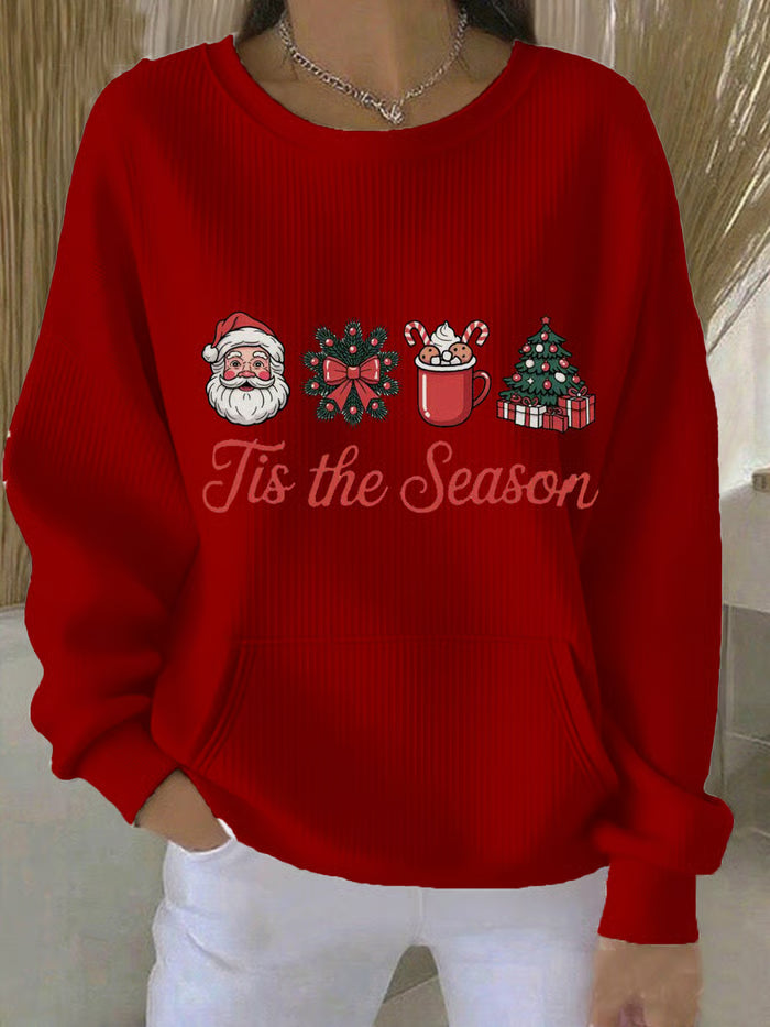 Fenna - Christmas sweater with Christmas tree print 3