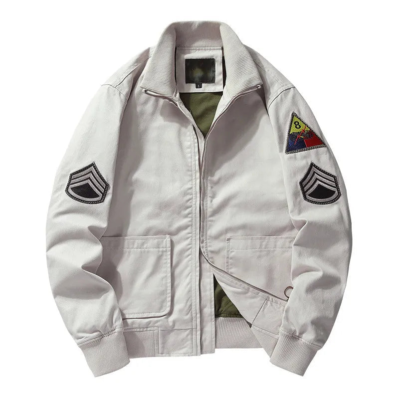 Finn - Stealth Cotton Bomber Jacket 0
