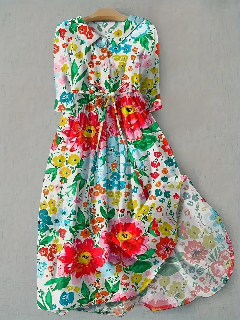 Floral Dresses for Women - Effortless Elegance & All-Day Comfort 0