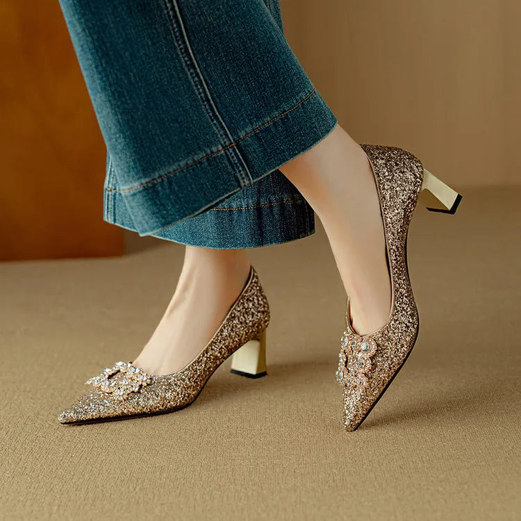 Gloria | Glitter Pumps 0