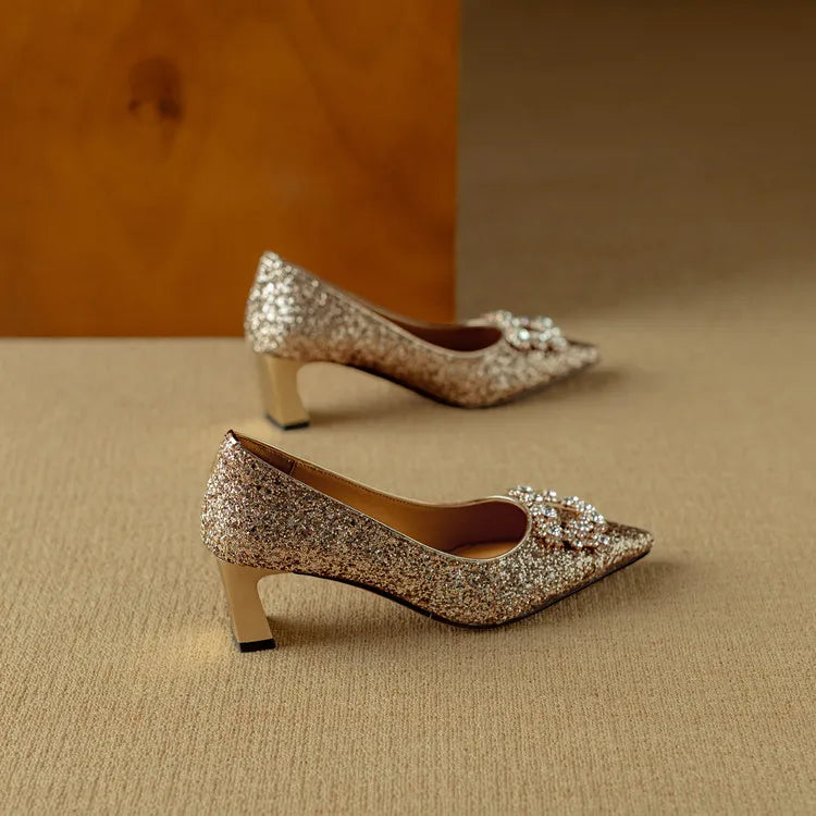 Gloria | Glitter Pumps 7